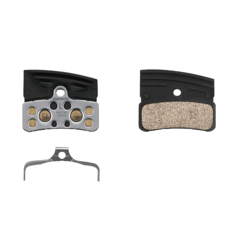 רפידות מתכת וקפיץ Shimano P04C-MF עם צלעות קירור
