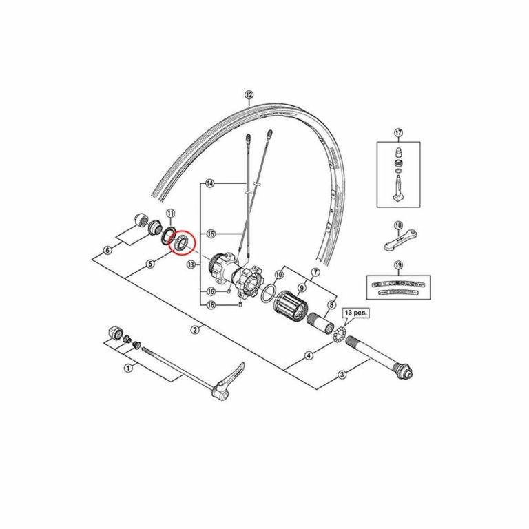 כלוב כדוריות Shimano ל-776/775/770