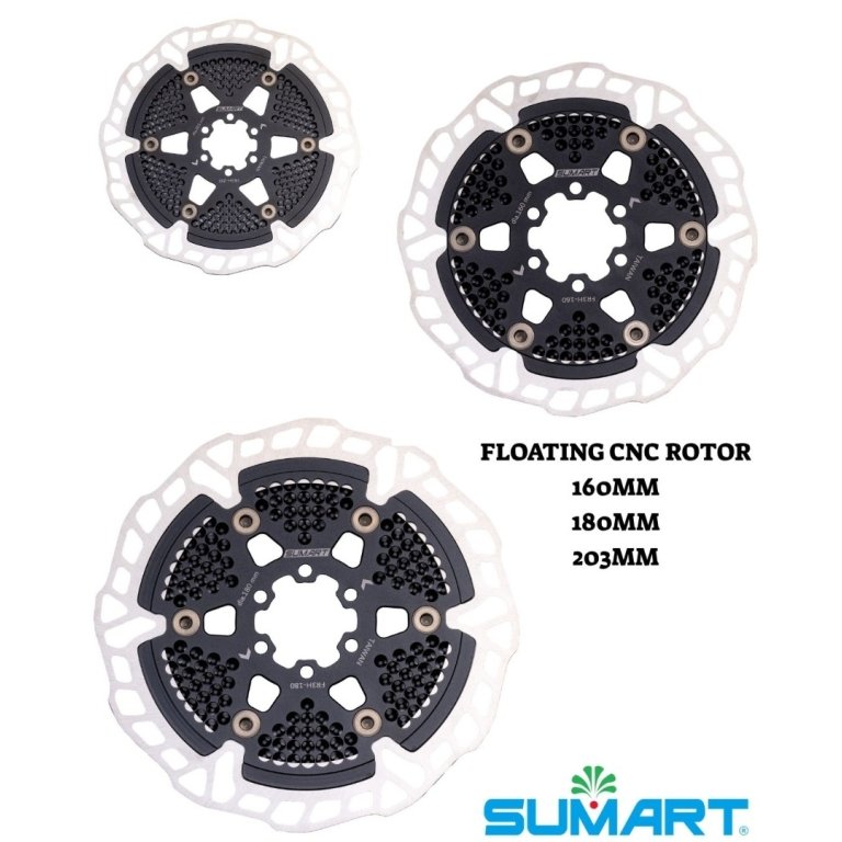 Sumart FR3H – רוטור צף לבלם דיסק, 6 ברגים