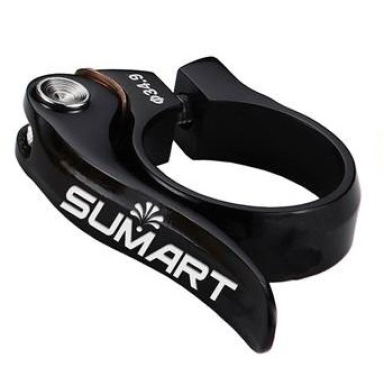 Sumart SC-QR – חבק מוט אוכף עם שחרור מהיר, שחור