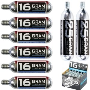 Sumart TCC – מיכל CO2 עם הברגה, 16 או 25 גרם