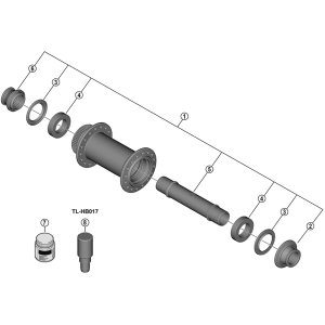 מכסה קצה ימני Shimano (HB-M9210-B)